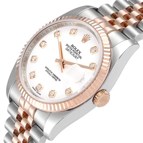 stainless steel and rose gold rolex|Rolex 36 stainless steel.